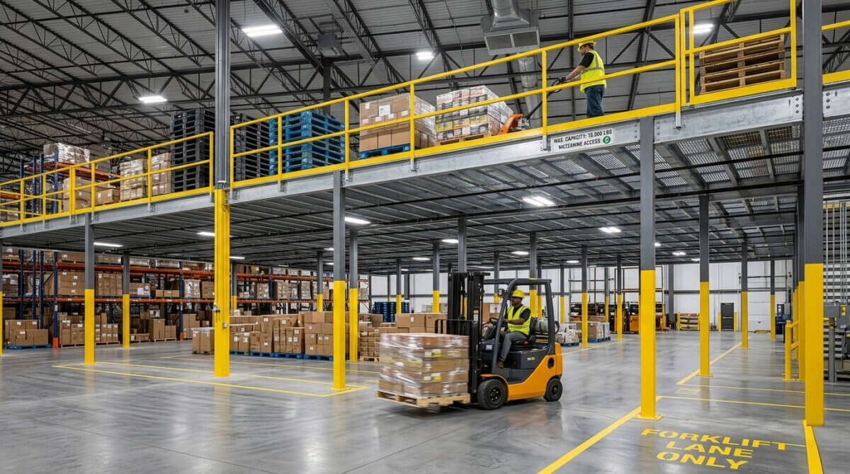 Warehouse Mezzanine ROI: Is Expanding Up More Cost-Effective Than Moving?